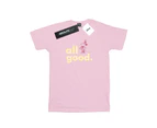 Disney Girls Minnie Mouse All Good Cotton T-Shirt (Baby Pink) - BI29530