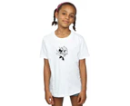 Disney Girls Minnie Mouse Love Cherub Cotton T-Shirt (White) - BI29551