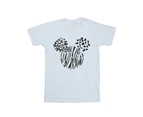 Disney Girls Mickey Mouse Animal Cotton T-Shirt (White) - BI29554