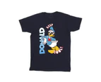 Disney Girls Donald Duck Cool Cotton T-Shirt (Navy Blue) - BI29626