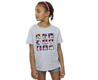 Disney Girls Minnie Mouse Squares Cotton T-Shirt (Sports Grey) - BI29678