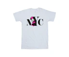 Disney Girls Minnie Mouse NYC Cotton T-Shirt (White) - BI29795
