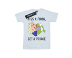Disney Girls The Muppets Kiss A Frog Cotton T-Shirt (White) - BI32207
