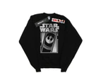 Star Wars Mens The Last Jedi Frame Metallic Sweatshirt (Black) - BI46141