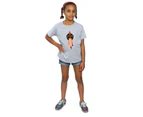 Disney Girls Alphabet J Is For Jafar Cotton T-Shirt (Sports Grey) - BI47547