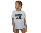DC Comics Girls DC Comics DC League Of Super-Pets Unite Pair Cotton T-Shirt (Sports Grey) - BI47662