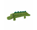 Pet Toy Plush Crocodile, 16 Squeakers - Anko - Green