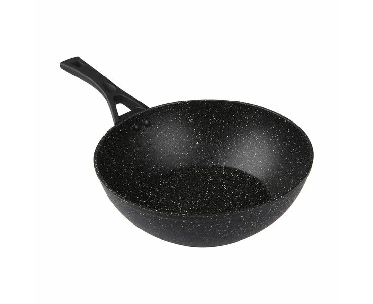 Stone Blast Wok, 30cm - Anko