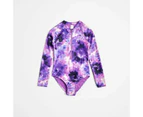 Target Tie-Dye Swim Surfsuit - Purple