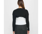 Knit Shrug - Lily Loves - Black