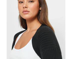 Knit Shrug - Lily Loves - Black