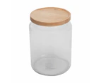 Glass Jar with Wood Lid, 4L - Anko