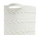 Round Rope Basket - Anko - White