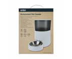 Automated 5L Pet Feeder, White and Grey - Anko