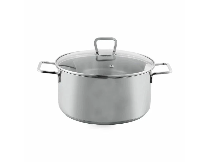 Stainless Steel Casserole, 24cm - Anko