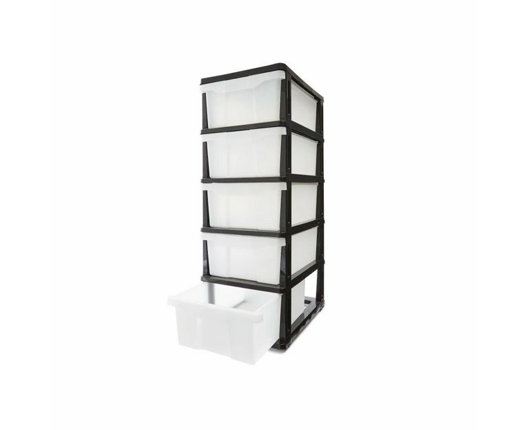 5 Drawer Unit with Wheels Anko Catch