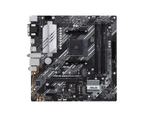 ASUS AMD B550M PRIME B550M-A WIFI II (Ryzen AM4) MicroATX Motherboard, Dual M.2, PCIe 4.0, Wi-Fi 6, 1 Gb Ethernet, HDMI, DVI-D, D-Sub, SATA 6G