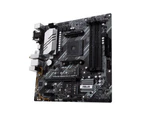 ASUS AMD B550M PRIME B550M-A WIFI II (Ryzen AM4) MicroATX Motherboard, Dual M.2, PCIe 4.0, Wi-Fi 6, 1 Gb Ethernet, HDMI, DVI-D, D-Sub, SATA 6G