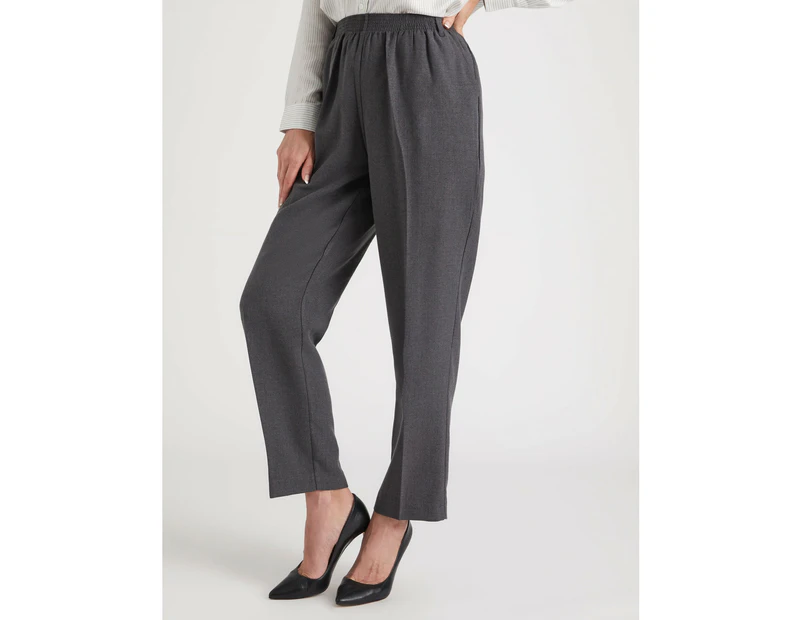 MILLERS - Womens Pants -  Essential Short Length Pant - Grey