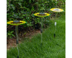 Solar Light Bird Feeder Hanging Wild Bird Feeder Garden Yard Ground Lamp Outdoor Decor