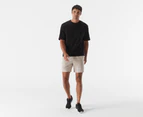 Adidas Men's AeroReady Essentials Chelsea Small Logo Shorts - Wonder Beige