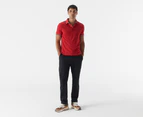 Tommy Hilfiger Men's Winston Solid Wicking Polo Shirt - Haute Red