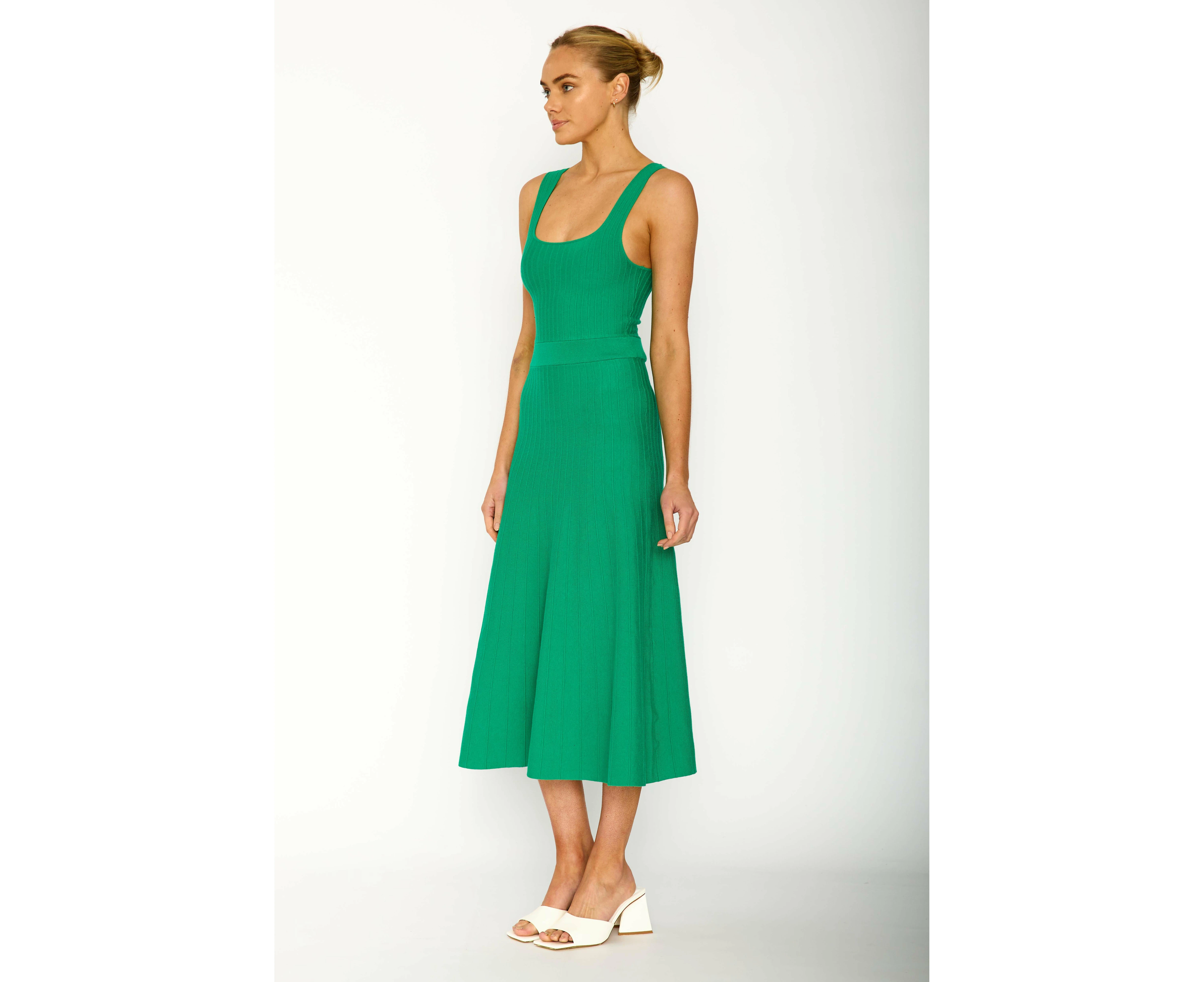 Sophia Knit Dress - Emerald