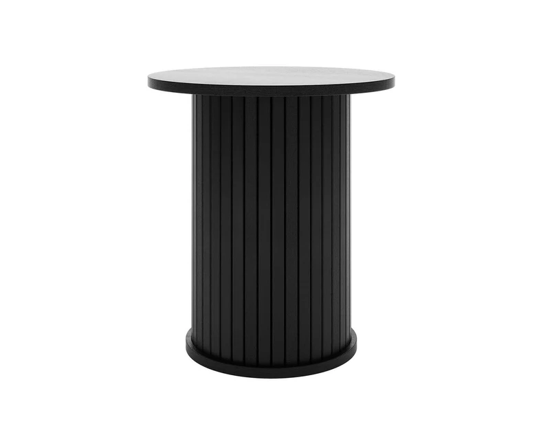 Booker 50cm Round Side Table - Black