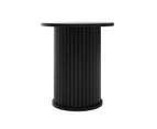 Booker 50cm Round Side Table - Black