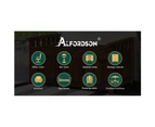 ALFORDSON Wooden Garden Bench Outdoor Storage Box Chest Tool Sheds Charcoal L