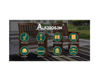 ALFORDSON Outdoor Chairs Table Set Wooden Garden Bench Loveseat Patio Charcoal