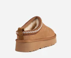 OZWEAR Connection Unisex Sydney Platform Slippers - Chestnut