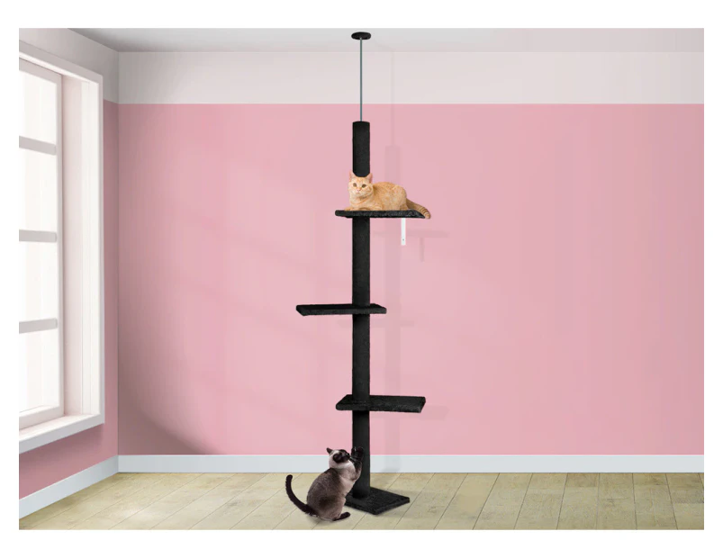 BEASTIE Cat Tree Scratching Post Scratcher Tower Condo House Furniture 230-286cm