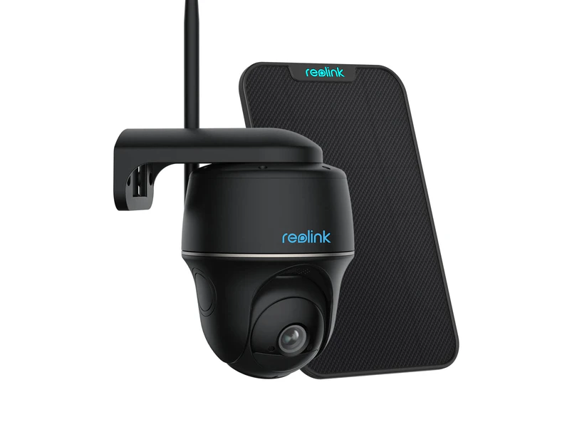 Reolink Security Camera Wireless Outdoor PTZ Argus PT with Solar Panel (Black)