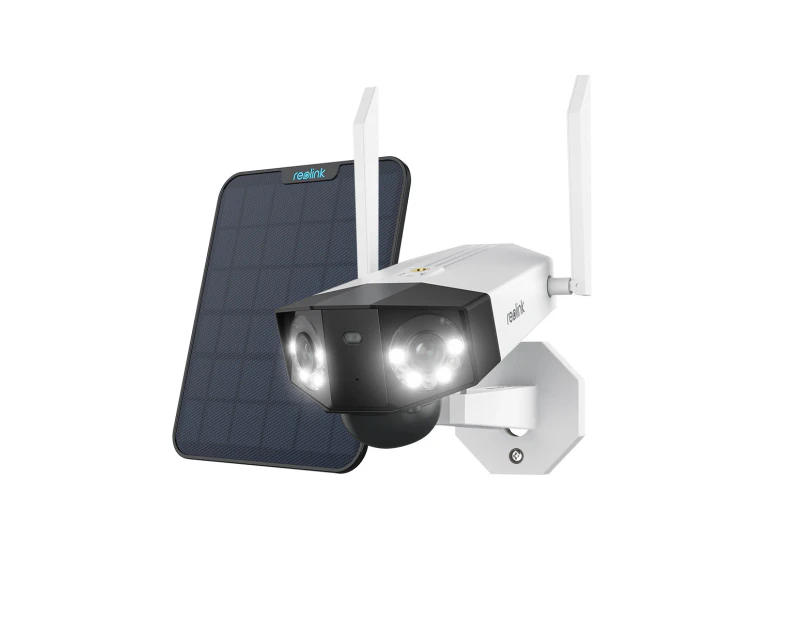 Reolink 4MP Wireless Security Camera with 180° Ultra-Wide Angle Duo 2 with Solar Panel