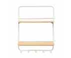 Over The Door Shelf and Hooks - Anko