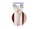 Silicone Suction Lip Bowl & Spoon - Anko - Pink