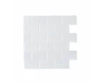Self Adhesive 3D Tiles, 5 Pack - Anko - White