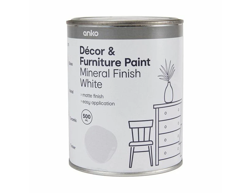 Decor & Furniture Paint - Anko - White