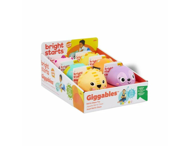 Bright Starts Giggables Roll and Chase Toy - Assorted - Multi