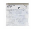 Self Adhesive 3D Tiles, 5 Pack - Anko - White