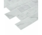 Self Adhesive 3D Tiles, 5 Pack - Anko - White