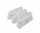 Self Adhesive 3D Tiles, 5 Pack - Anko - White