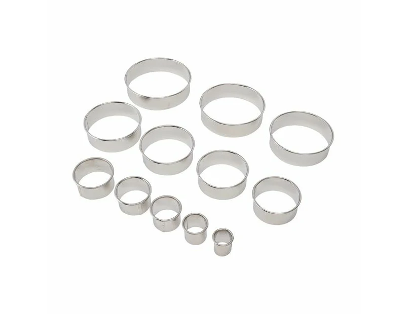 Round Cookie Cutters, Set of 12 - Anko