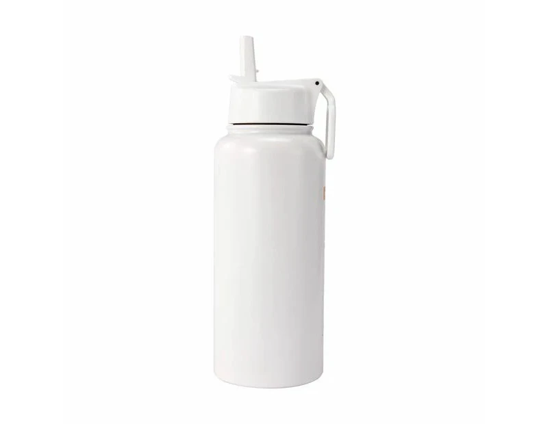 Double Wall Insulated Cylinder Drink Bottle, 960ml - Anko