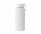 Double Wall Insulated Cylinder Drink Bottle, 960ml - Anko