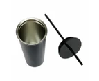 Double Wall Tumbler with Straw - Anko