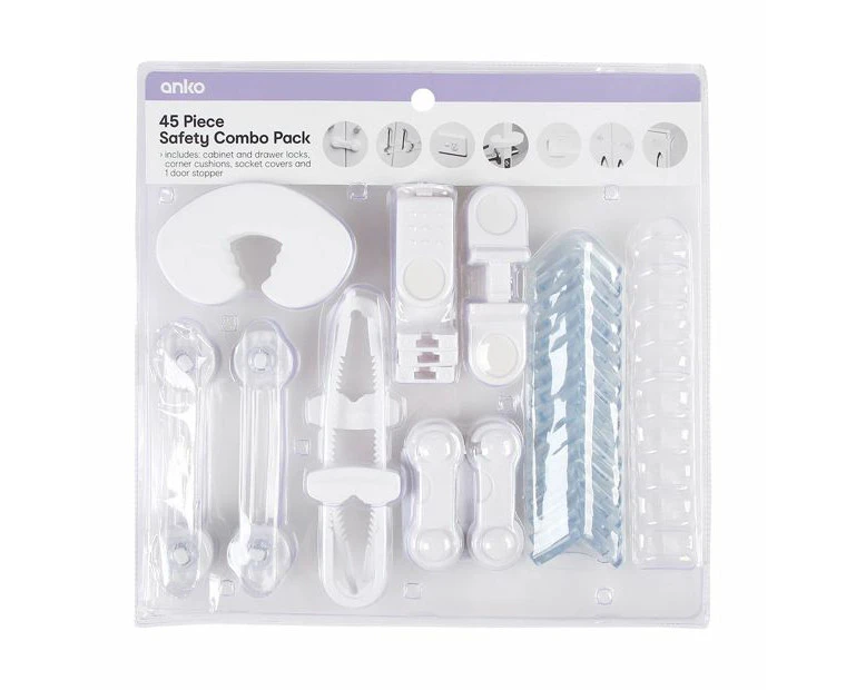 Safety Combo Pack, 45 Piece Set - Anko