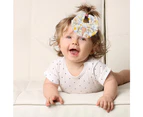 3 sets of baby double-sided cotton bib newborn bib baby anti-dirty and anti-spitting milk saliva towel headband style4