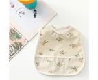 3pcs bib baby food rice pocket waterproof wash free children's eating pocket waterproof saliva towel cute style2